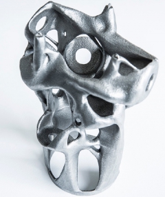 3D print Staalknoop van ARUP (©David dforografie) Zie Booosting activiteit 15-6-16) 