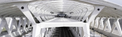 Detail TGV-station Lyon. Ontwerp en bron: S.Calatrava.com 