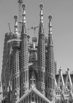 Sagrada Familia Barcelona (ontwerp: Antoni Gaudí) 