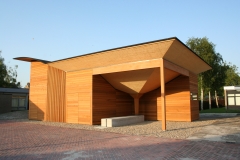 Winnaar Houtarchitectuurprijs 2010: Berging in Drachten - Ingenieursbureau Boorsma 
