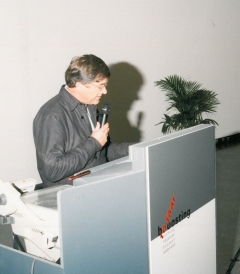 Jan Westra tijdens Het Debat 