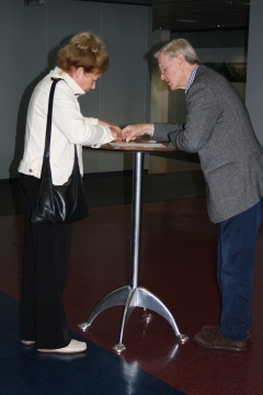 Netty en Friso Kramer tijdens de kleurenworkshop bij Corus (sept2010) 