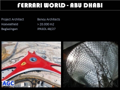Amusementspark Ferrari World in Abu Dhabi 