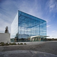 Glass Cube Banco Santander